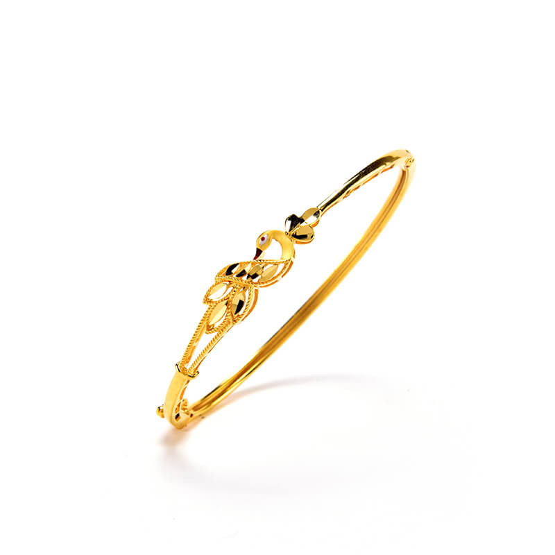 1 Gram Gold Plated Round Linked Glamorous Design Bracelet for Men  St   Soni Fashion