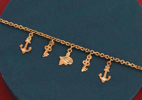 Light Weight Gold Bracelet image 47