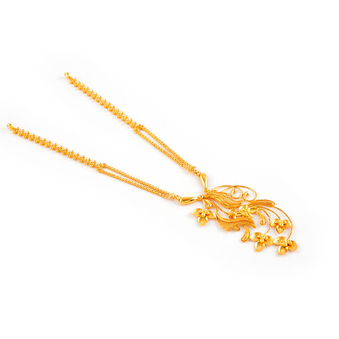 Light Weight Gold Necklace image 11
