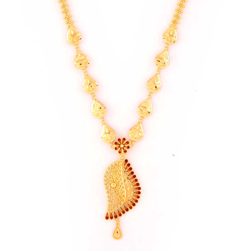 Light Weight Gold Necklace image 18