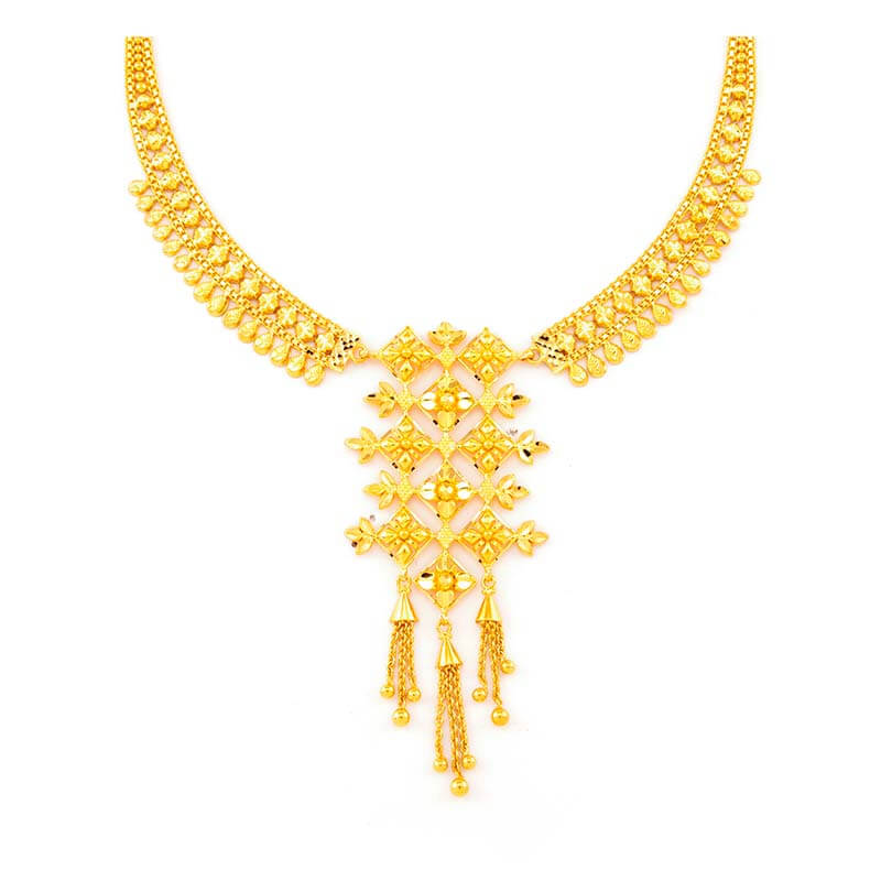 Light Weight Gold Necklace image 4