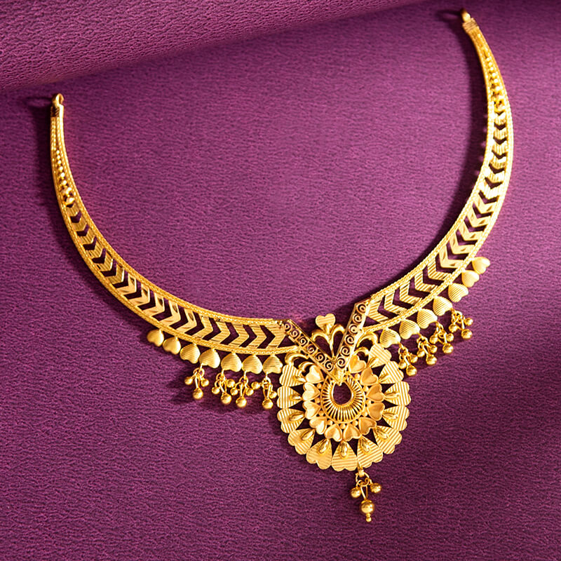 Designer Light Weight Gold Necklaces - Ethnic Fashion Inspirations!