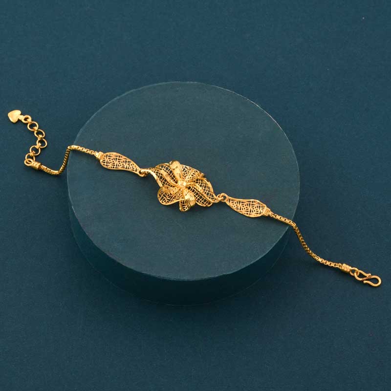 Buy Gold Leaf Lucky Bracelets Temple Jewelry Stackable Accessories Online  in India  Etsy